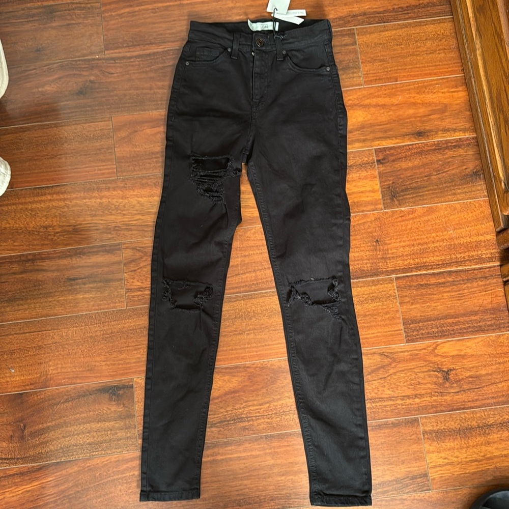 Topshop Moto Jamie high waist ankle grazer Sz 25